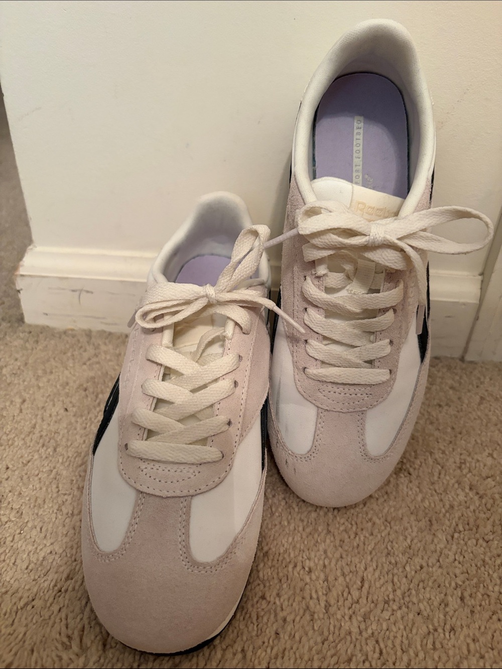 Neutral Beige & White Women's Casual Sneakers